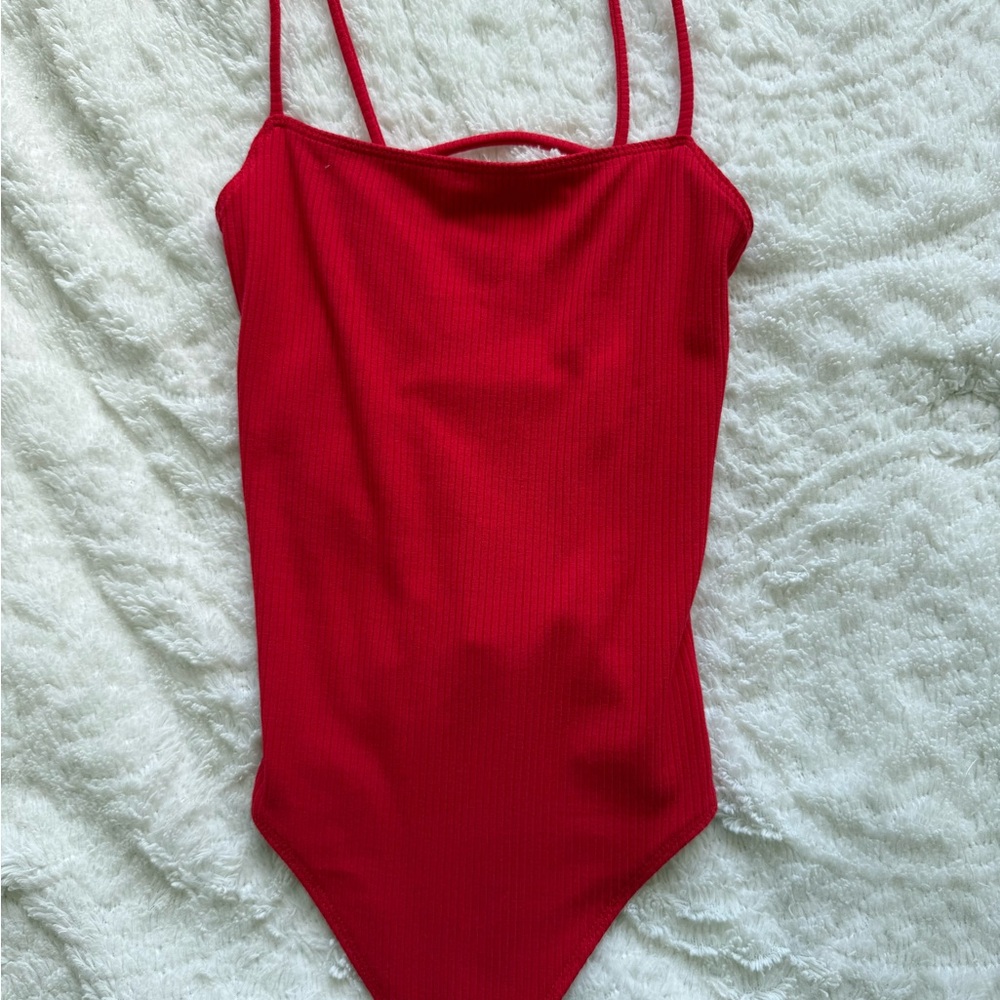 Red Garage Bodysuit – Size XS